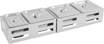 Produktbild von Gewürzbehälter - Gewürzstreuer - Edelstahl - Mit Deckel - Silber