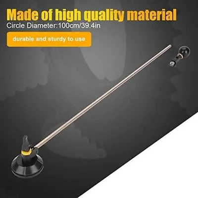 Productafbeelding van Professionele Glazen Cirkelsnijder - 6 Wielen - Zuignap - 100 cm Cirkel - Goud - Precisie Snijgereedschap