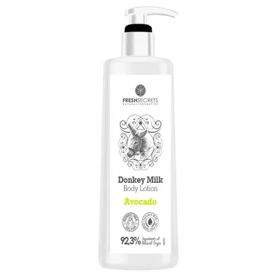 Immagine prodotto di Fresh Secrets Lozione corpo Latte d'asina e avocado 200 ml