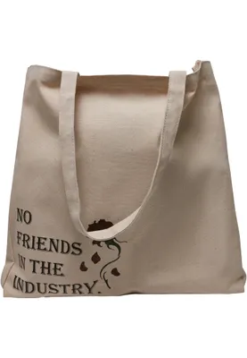 Produktbild von Mister Tee Accessoires MT2281 | No Friends Oversize Canvas Tote Bag Einkaufstasche - Farbe: Offwhite - Größe: One Size