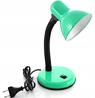 Produktbild von Decorya Schreibtischlampe für Kinder, flexibel, grün