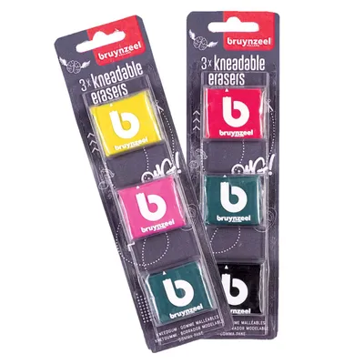 Image de Bruynzeel Gommes à pétrir, 3pcs.
