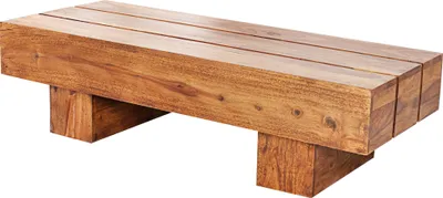 Produktbild von cagü: Exklusiver Design Couchtisch  [SALEM] Sheesham Massivholz 100cm x 45cm Rechteckig