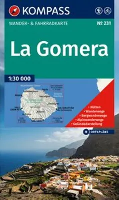 Produktbild von KOMPASS Wanderkarte 231 La Gomera 1:30.000
