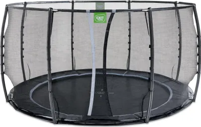 Zdjęcie produktu dla EXIT Dynamic Trampolina ø427cm, z Siatką, Wkopywana, Czarny