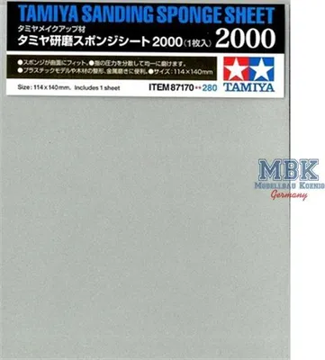 Obrázok produktu pre TAMIYA 87170 Brúsna hubka zrnitosť 2000