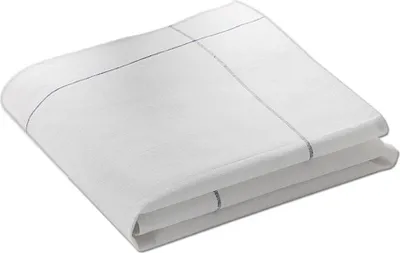 Produktbild von Geschirrtuch weiß-blau : 100% Baumwolle 100 g/Stück : weiß/blau