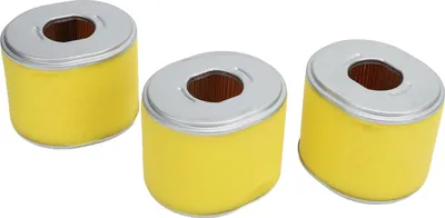 Image de Filtre à air pour tondeuse à gazon GX390 13HP GX340 11HP 17210 ZE3 010 505 Jaune 3PCS