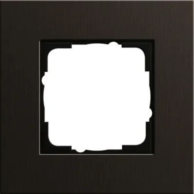 Productafbeelding van GIRA 0211127 Wandplaat/schakelaarbekleding, bruin (0211127)