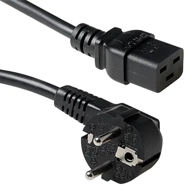 Obrázok produktu pre ACT AK5183, 0,6 m, C19 zviazané, CEE7/7, 230 V, 16 A