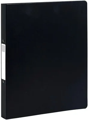 Produktbild von Exacompta 2 Ringbinder pp a4 maxi 30mm starr mit Rückenschild schwarz