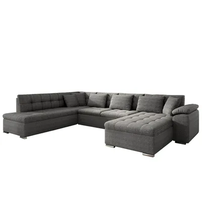 Produktbild von MIRJAN24 Ecksofa Niko Bis, Bettkasten und Schlaffunktion, Sofa vom Hersteller, Wohnlandschaft, Polstergarnitur (Majorka 03, Seite: Rechts)
