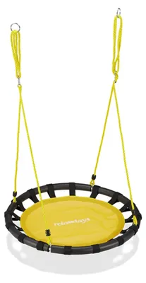 Zdjęcie produktu dla relaxdays 10026651_48 relaxdays Nestschaukel   gelb Kunststoff 80,0 cm