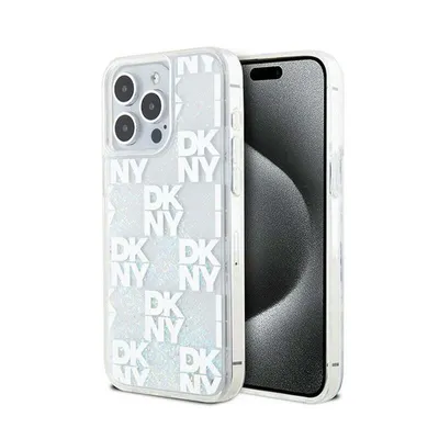 Immagine prodotto di Dkny Dkhcp15Xlcpept Iphone 15 Pro Max6.7 Biały/Bianco Custodia rigida Liquid Glitter Multilogo