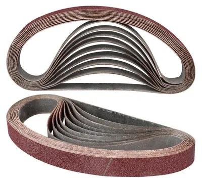 Produktbild von Schleifbänder 10 Stück 20x520 mm Körnung 60 für Bandschleifer