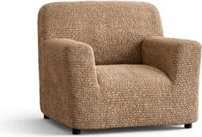 Produktbild von Bestcovers Sitzbezug 70-120cm - Weicher, Hypoallergener Mikrofaser-Schonbezug, Reinigen, Schützt Ihre Möbel Länger (Beige, Sessel (70-120cm))