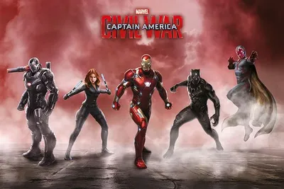 Produktbild von Captain America: Civil War – Team Iron Man – 61x91,5 cm – Poster