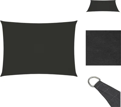Produktbild von vidaXL Sonnensegel Oxford-Gewebe Rechteckig 3x4,5 m Anthrazit -  Sonnenschirme & Sonnenschutze