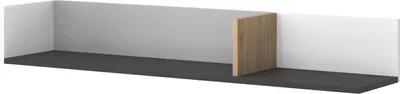 Produktbild von Wandregal IMOLA IM-11 Regal 120 cm Hängeregal Wandboard Bücherregal Board Modern (Weiß / Grau)