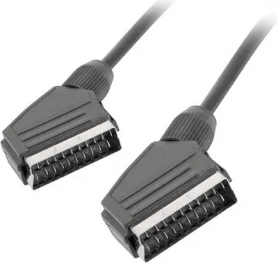 Zdjęcie produktu dla Kabel SCART Lanberg M/M 1,8m czarny