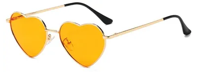 Imagen del producto de Omgoods - Gafas de sol con forma de corazón polarizadas, ideales para festivales