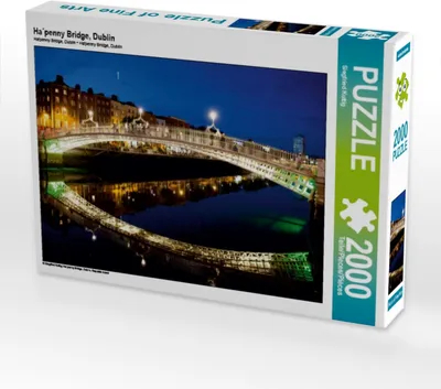 Produktbild von Calvendo Ha´penny Bridge, Dublin 2000 Teile Puzzle quer 900x670mm, Kuttig Siegfried; 7397769