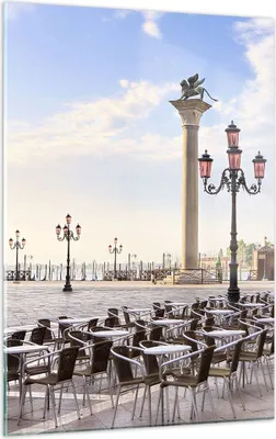 Produktbild von Bilder auf glas - Einteilig - Architektur Stadt Venedig - 50x70cm - Glasbilder - Wandbilder - Bilder - zum Aufhängen bereit - Wanddekoration aus Glas - Glas Bilder - Wandbild auf Glas - GPA50x70-2553