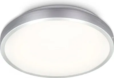 Produktbild von B.K.Licht LED Deckenleuchte Silber/Titan rund Ø29cm 12W 1200lm warmweiß 3000K