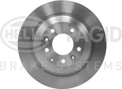 Produktbild von 2x HELLA 8DD 355 114-501 Bremsscheibe Hinterachse