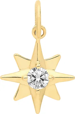 Image de Pendentif Femme Or 375/1000 avec Oxyde de Zirconium - 19mm*13mm; TRS28209