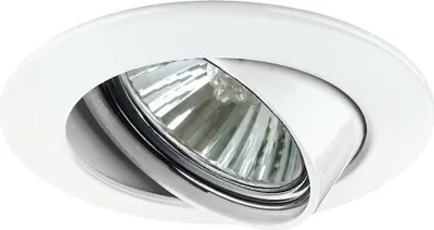 Produktbild von Paulmann Premium Einbauleuchten Set schwenkbar 50W 230V GU10 51mm Weiß/Alu Zink