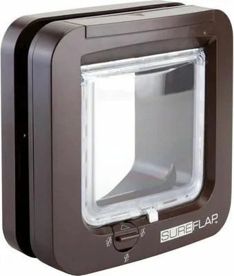 Produktbild von Trixie SureFlap Freilauftür mit Mikrochiperkennung 21 × 21 cm, braun