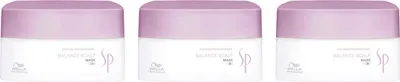 Produktbild von Wella SP Balance Scalp Mask 3 x 200 ml Haarkur für empfindliche Kopfhaut Set