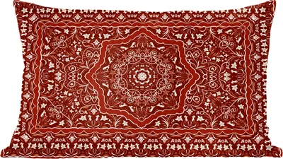 Produktbild von MuchoWow® Zierkissen Sofakissen Wohnzimmer Dekokissen 50x30 cm Persischer Teppich - Teppich - Mandala - Wohnzimmerdekoration - Polster mit Photo