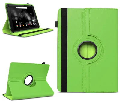 Produktbild von Tablet Tasche für Doogee T20 T20S T20E Hülle Schutzhülle 360 Grad Drehbar CaseFarben:Grün