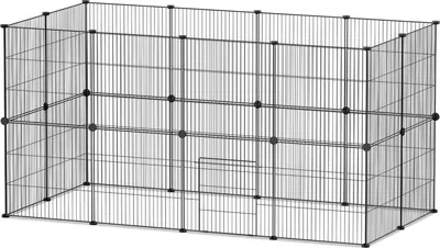Produktbild von Jayseuw vonkajší výbeh ohrádka vonkajší výbeh DIY králik šteňa beh 24 kusov 35x35cm