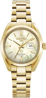 Immagine prodotto di Orologio da donna ROAMER 996990 48 30 20, modello classico dorato per coppie