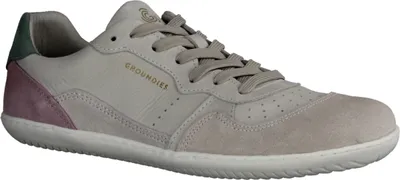 Produktbild von Groundies Nova GO1 Damenschuhe, Barfußsneaker, Leder, Beige/Pink - Marken Groundies, Beige, leder (nubuk- glattleder)