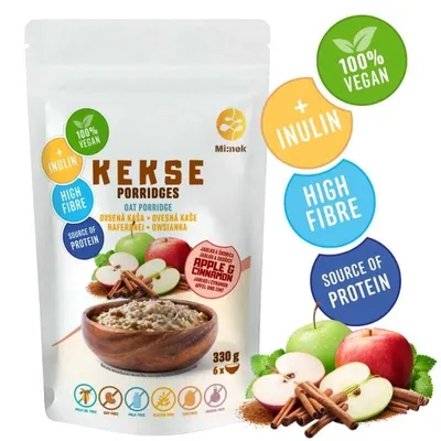 Obrázok produktu pre KEKSE Ovsená kaša Jablko+Škorica 330g