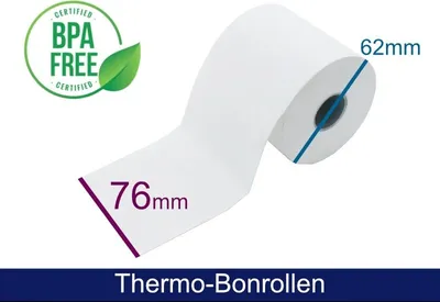 Immagine prodotto di Thermorolle - 76 62 12 (B/D(max.)/K) weiss, 50m