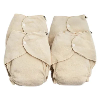 Obrázok produktu pre Kalhotkové plienky - jedna veľkosť Natural 4-pack