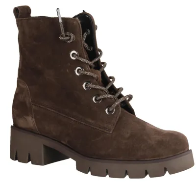 Produktbild von Gabor 801802008  Schnürstiefelette, Damen, Leder, Braun, Wechselfußbett - Damenschuhe Top Trends, Braun, leder (dreamvelour), absatzh&oumlhe: 30 mm