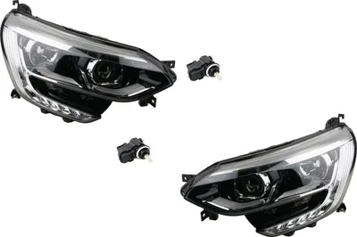 Zdjęcie produktu dla Johns, Reflektor pasujący do Renault Megance IV 15- H7 Zestaw lewy prawy + serwomotor