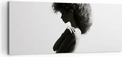 Produktbild von Bild auf Leinwand - Leinwandbild - Einteilig - Frau Nacktheit Körper - 100x40cm - Wand Bild - Wanddeko - Wandbilder - Leinwanddruck - Bilder - Wanddekoration - Leinwand bilder - AB100x40-4946