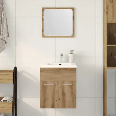 Produktbild von Möbel 2-tlg. Badmöbel-Set Artisan-Eiche Holzwerkstoff - Badezimmer 862037