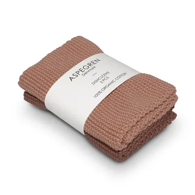 Produktbild von Aspegren Geschirrtücher Solid Pale Blush 26 x 26 cm - 2 Stück
