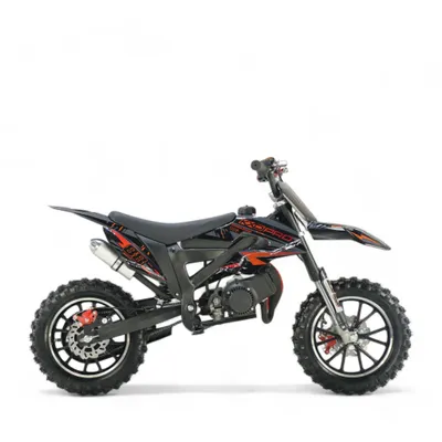 Produktbild von KXD 706A 49cc 2Takt Dirt Cross Pocket Midi Enduro Dirtbike Enduro Motocrossbike Motocross Motorrad Cross 60cm Sitzhöhe 10 Zoll Vorderrad Motor