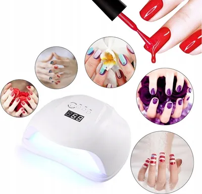 Produktbild von UV LED Nagellampe 54W , Bewegungssensor , 36 LEDs , 4 Timer-Modi