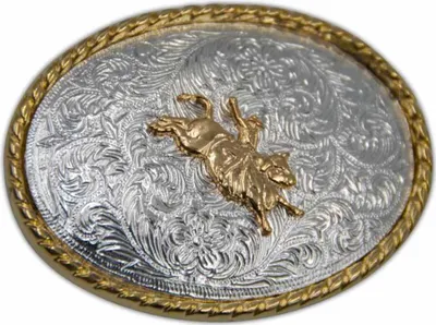 Produktbild von Gürtelschnalle Bull Rider Wechselgürtel Buckle Western Rodeo Concho Cowboy Gürtel