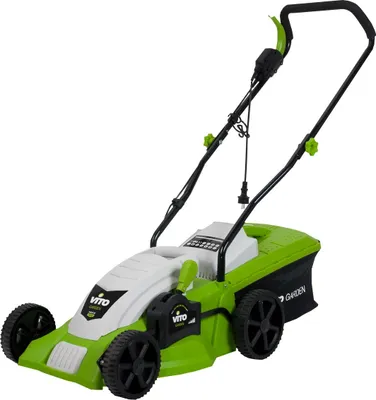 Image de Tondeuse électrique 1400W Moteur induction Coupe 34 cm - Hauteur de coupe 25-60 mm - Bac 35L VITO